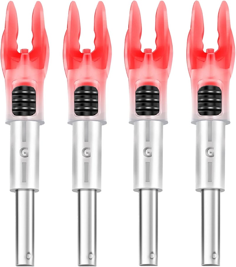 DEEPOWER Store 4/9 PCS G Lighted Nocks for Arrows .165 .204 .233 .244 .246 inch Inside Diameter with X,H,S,GT Bushings LED Lighted Nock and ON/Off Switch for Archrey Hunting and - Image 1